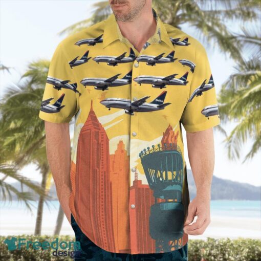 Delta Express Boeing 737-232 Tropical 3D Hawaiian Shirt Gift For Summer Product Photo 3