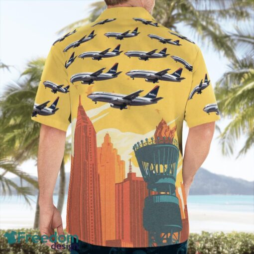 Delta Express Boeing 737-232 Tropical 3D Hawaiian Shirt Gift For Summer Product Photo 4