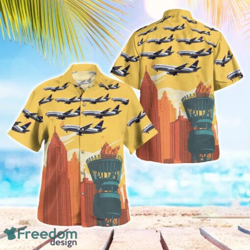 Delta Express Boeing 737-232 Tropical 3D Hawaiian Shirt Gift For Summer Product Photo 1