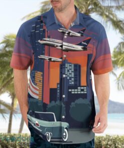 Delta Express Boeing 737-247 Tropical 3D Hawaiian Shirt Gift For Summer Product Photo 3