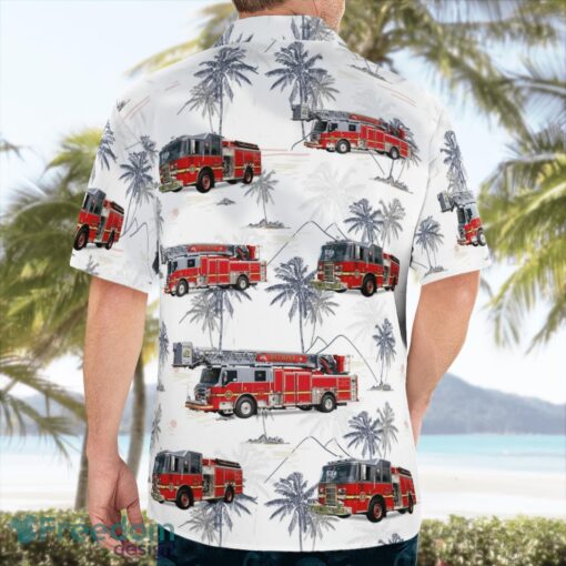 Deltona Fire Rescue, Florida 3D Hawaiian Shirt Product Photo 2