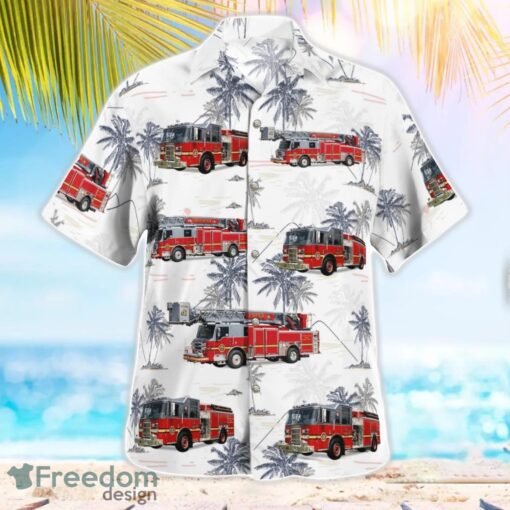 Deltona Fire Rescue, Florida 3D Hawaiian Shirt Product Photo 3