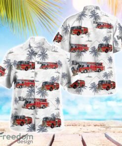 Deltona Fire Rescue, Florida 3D Hawaiian Shirt