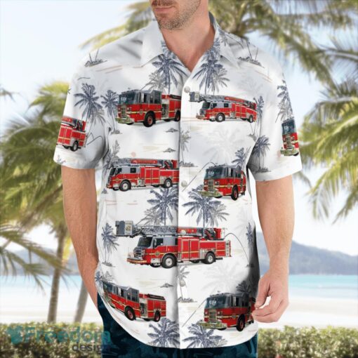 Deltona Fire Rescue, Florida 3D Hawaiian Shirt Product Photo 4