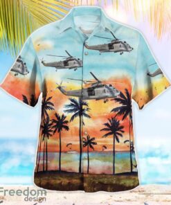 Denmark Air Force Sikorsky S-61A 3D Hawaiian Shirt Product Photo 2