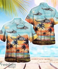 Denmark Air Force Sikorsky S-61A 3D Hawaiian Shirt