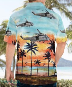 Denmark Air Force Sikorsky S-61A 3D Hawaiian Shirt Product Photo 4