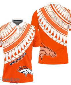 Denver Broncos Polynesian Pattern Polo Shirt