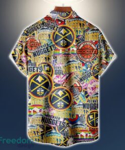 Denver Nuggets Logo All Printed 3D Hawaiian Shirt For Fans NBA Hawaiian Shirt Product Photo 2