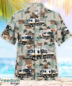 Deptford Fire Department 3D Hawaiian Shirt Product Photo 2