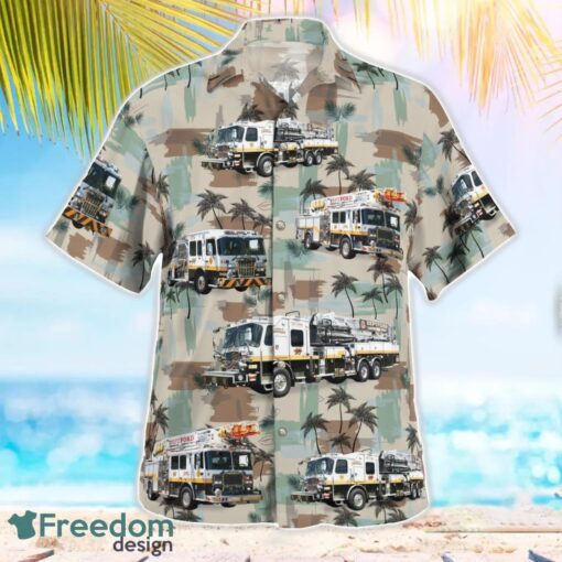 Deptford Fire Department 3D Hawaiian Shirt Product Photo 2