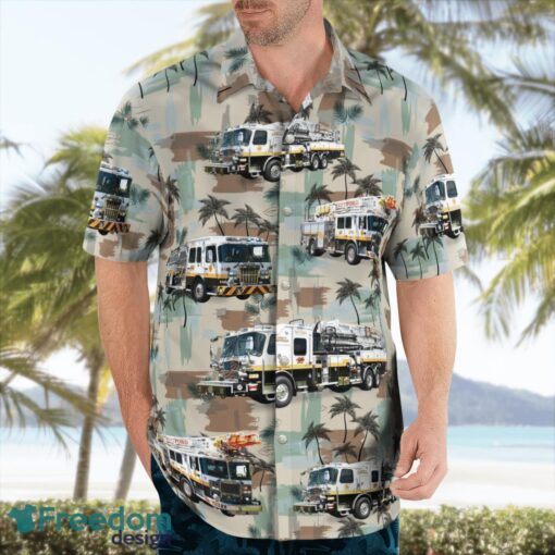 Deptford Fire Department 3D Hawaiian Shirt Product Photo 3