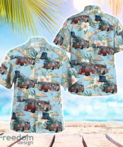 Derry Fire Department 3D Summer Aloha Hawaiian Shirt