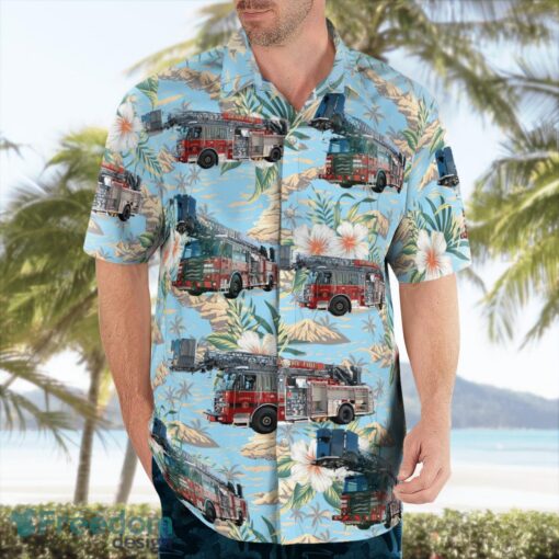 Derry Fire Department 3D Summer Aloha Hawaiian Shirt Product Photo 4