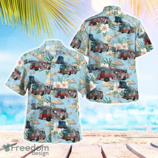 Derry Fire Department 3D Summer Aloha Hawaiian Shirt Product Photo 1