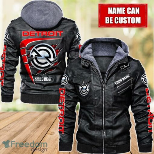 Detroit Diesel 2D Leather Jacket For Men Custom Name Special Gift Ideas Product Photo 1