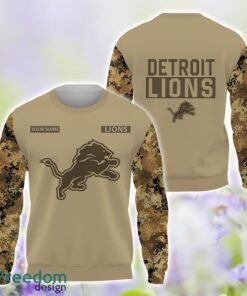 Detroit Lions Autumn season Hunting Gift 3D TShirt Sweatshirt Hoodie Zip Hoodie Custom Name For Fans Product Photo 2