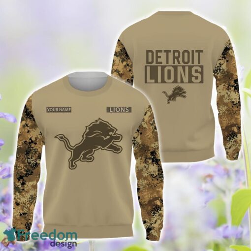 Detroit Lions Autumn season Hunting Gift 3D TShirt Sweatshirt Hoodie Zip Hoodie Custom Name For Fans Product Photo 2