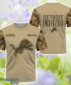 Detroit Lions Autumn season Hunting Gift 3D TShirt Sweatshirt Hoodie Zip Hoodie Custom Name For Fans Product Photo 3