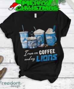 Detroit Lions Run On Coffee Fan Love Fleece Pajamas Set Black For Christmas - Detroit Lions Run On Coffee Fan Love Fleece Pajamas Set Black-2