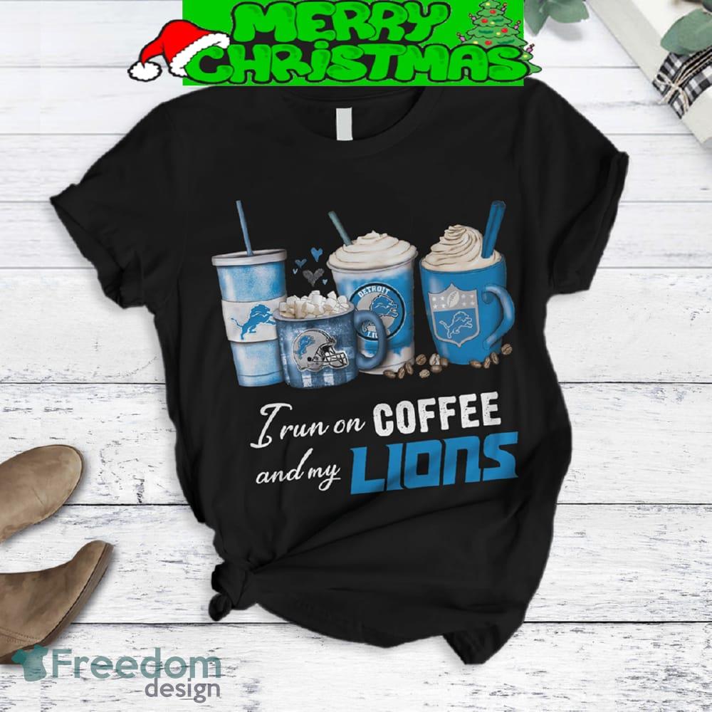 Detroit Lions Run On Coffee Fan Love Fleece Pajamas Set Black For Christmas image Detroit Lions Run On Coffee Fan Love Fleece Pajamas Set Black For Christmas - Detroit Lions Run On Coffee Fan Love Fleece Pajamas Set Black-2