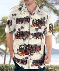 Dewey Fire Company No. 1 3D Summer Aloha Hawaiian Shirt Product Photo 4