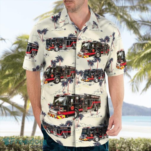 Dewey Fire Company No. 1 3D Summer Aloha Hawaiian Shirt Product Photo 4