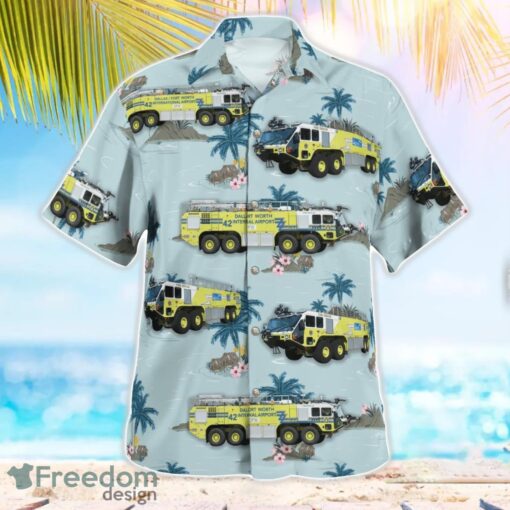 DFW Airport Fire Department Hawaiian Shirt Beach Shirt Summer Holiday Gift Product Photo 2