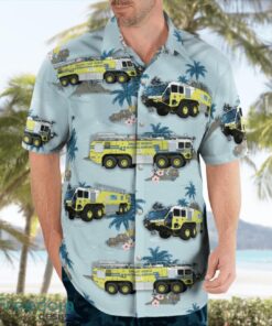 DFW Airport Fire Department Hawaiian Shirt Beach Shirt Summer Holiday Gift Product Photo 3