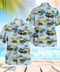 DFW Airport Fire Department Hawaiian Shirt Beach Shirt Summer Holiday Gift