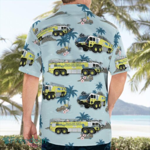 DFW Airport Fire Department Hawaiian Shirt Beach Shirt Summer Holiday Gift Product Photo 4