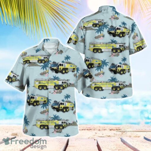 DFW Airport Fire Department Hawaiian Shirt Beach Shirt Summer Holiday Gift Product Photo 1