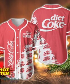 Diet Coke Logo Printed Baseball Jersey Shirt For Men And Women