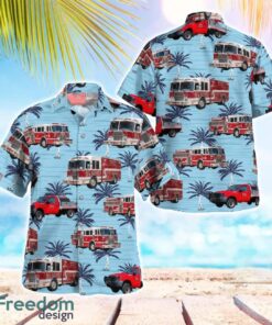 Dighton , Massachusetts, Dighton Fire Department Hawaiian Shirt Summer Beach Shirt