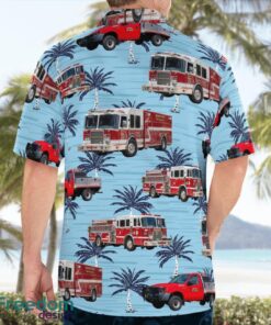 Dighton , Massachusetts, Dighton Fire Department Hawaiian Shirt Summer Beach Shirt Product Photo 4