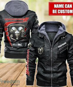 Dodge 2D Leather Jacket For Men Custom Name Special Gift Ideas Product Photo 1