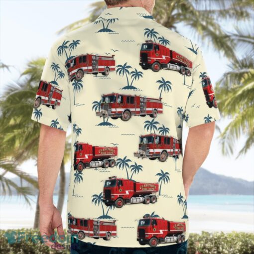 Dodge County, Minnesota, Claremont Fire Department Beach Hawaiian Shirt Gift For Summer Holiday Product Photo 2