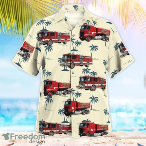 Dodge County, Minnesota, Claremont Fire Department Beach Hawaiian Shirt Gift For Summer Holiday Product Photo 3