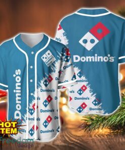 Domino’s Pizza Logo Printed Baseball Jersey Shirt For Men And Women