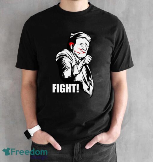 Donald Trump FIGHT! Shirt - Black Unisex T-Shirt