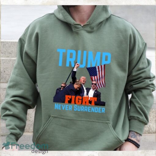 Donald Trump Shooting, Trump Fight Never Surrender Shirt Product Photo 1