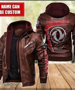 Dongfeng 2D Leather Jacket For Men Custom Name Special Gift Ideas Product Photo 2