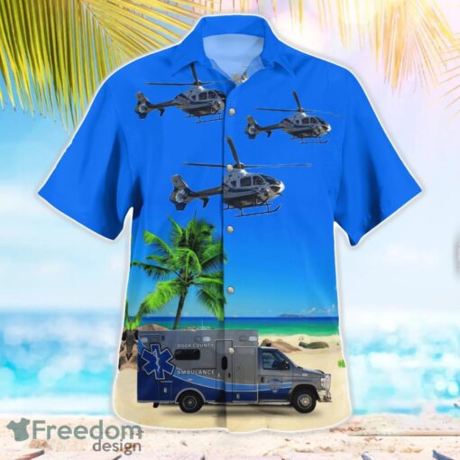 Door County EMS Beach Hawaiian Shirt Summer Gift Product Photo 3