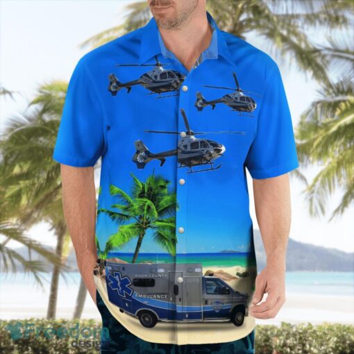 Door County EMS Beach Hawaiian Shirt Summer Gift Product Photo 4