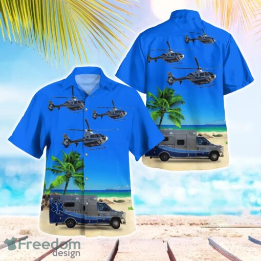 Door County EMS Beach Hawaiian Shirt Summer Gift Product Photo 1