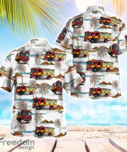 Dorset & Wiltshire Fire and Rescue Service Beach Hawaiian Shirt Summer Gift Product Photo 1