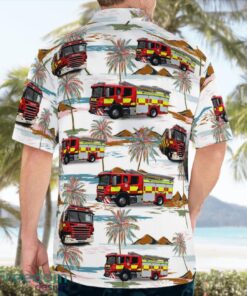 Dorset & Wiltshire Fire and Rescue Service Beach Hawaiian Shirt Summer Gift Product Photo 4