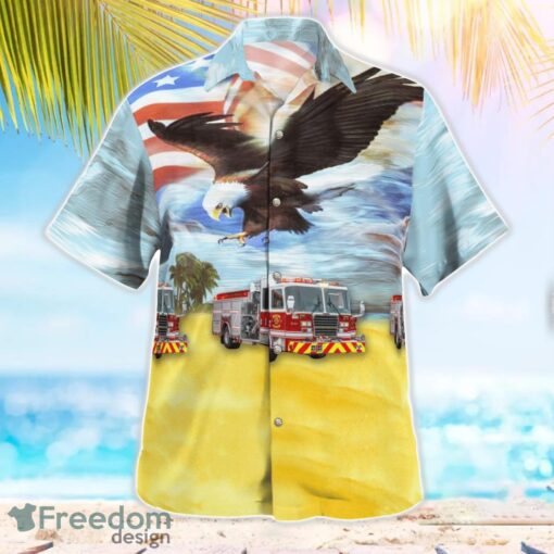 Dothan Fire Department, Alabama Pumper Independence Day Hawaiian Shirt Beach Summer Shirt Product Photo 2