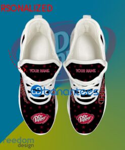 Dr Pepper Chunky Sneaker Innovative Custom Name Gift Max Soul Shoes USA Flag Star New For Fans - Dr Pepper Running Shoes New Trending Personalized Photo 2