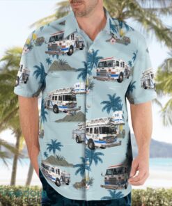 Dundee Volunteer Fire Department Beach Hawaiian Shirt Summer Gift Product Photo 3